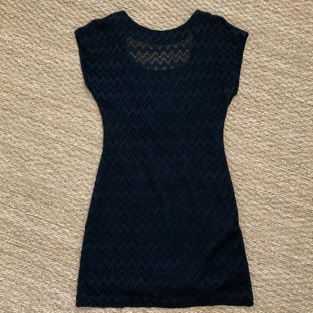 Missoni zig zag black dress size 0